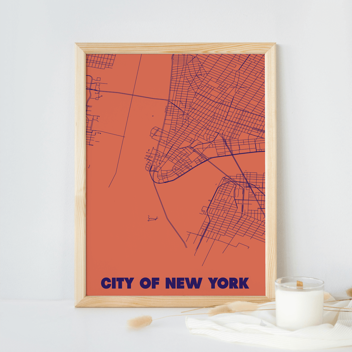 Poster New York dans un bureau design